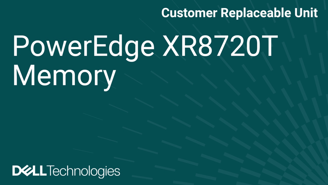 How to Replace Memory module in XR8720t