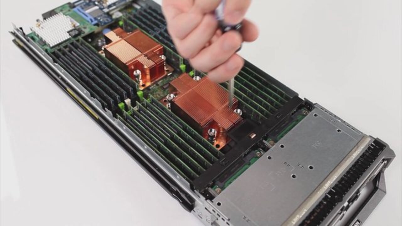 How to Replace the Heat Sink on PowerEdge M620