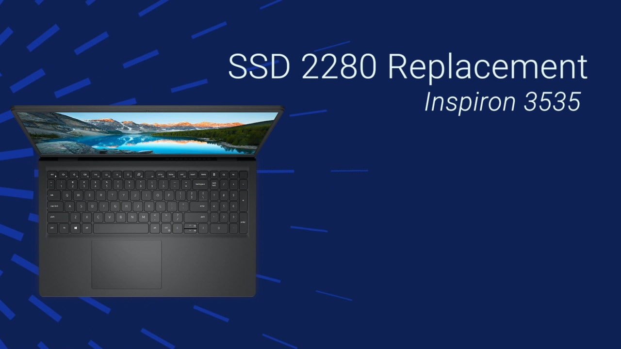 How to Replace the SSD 2280 on Inspiron 3535