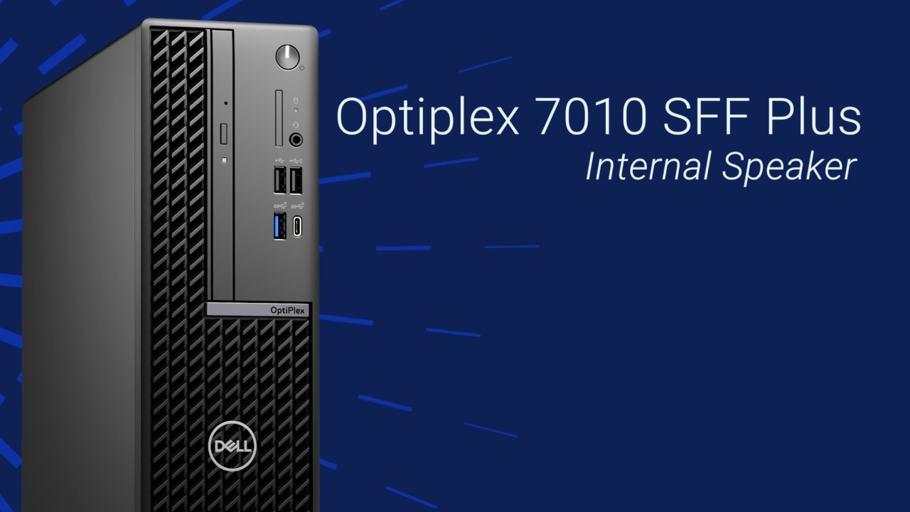 Remplacement du haut-parleur interne sur un ordinateur OptiPlex SFF Plus 7010
