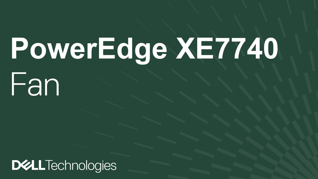 Come sostituire la ventola della CPU su PowerEdge XE7740