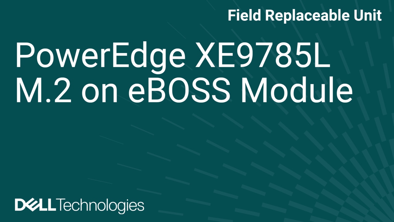How to Replace M.2 module on an eBOSS in XE9785L