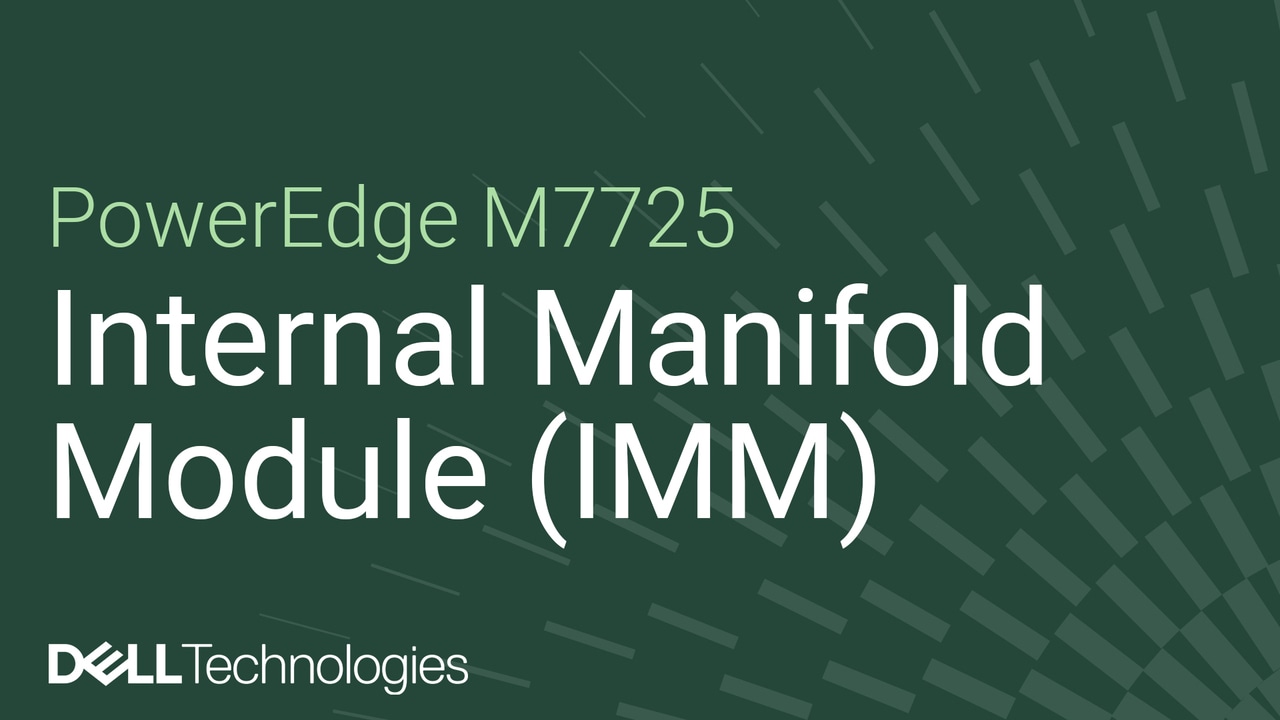 Замена IMM на PowerEdge M7725