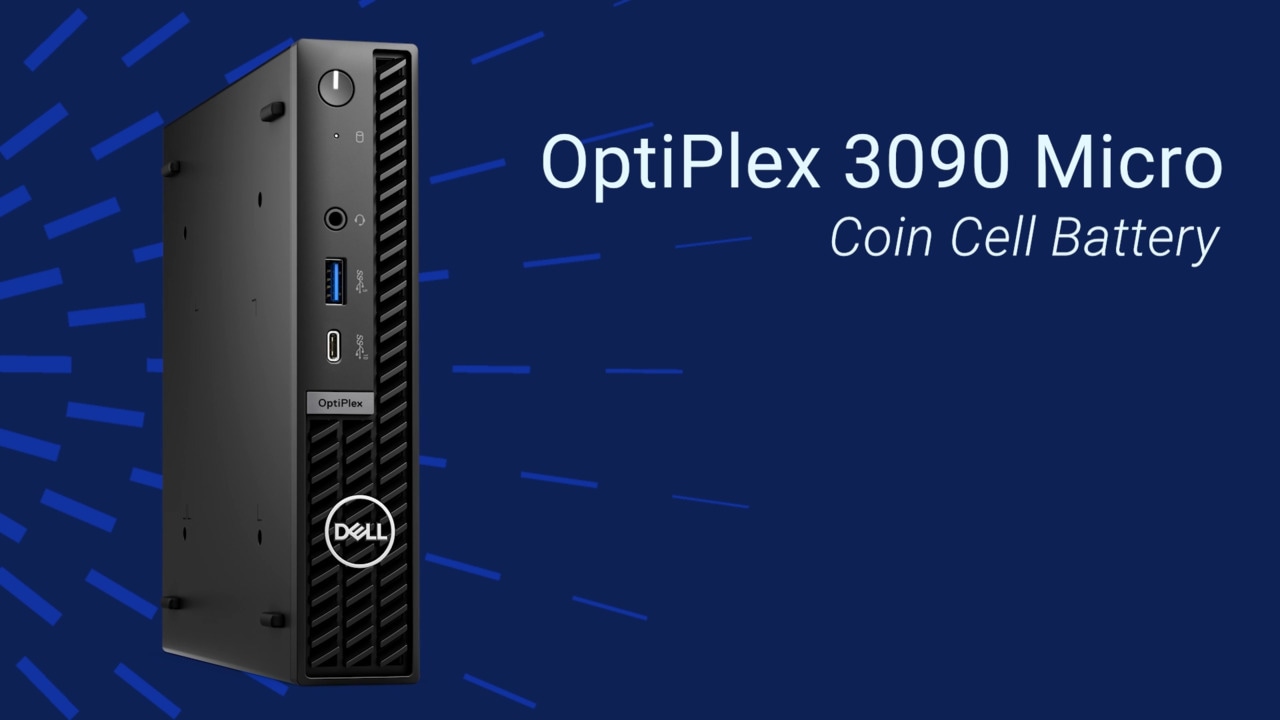 How to Replace the Coin Cell on OptiPlex 3090 Micro