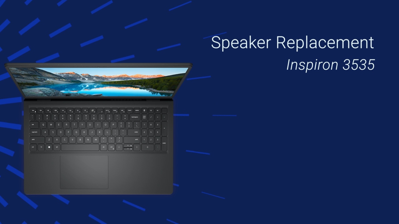 How to Replace the Speaker on Inspiron 3535