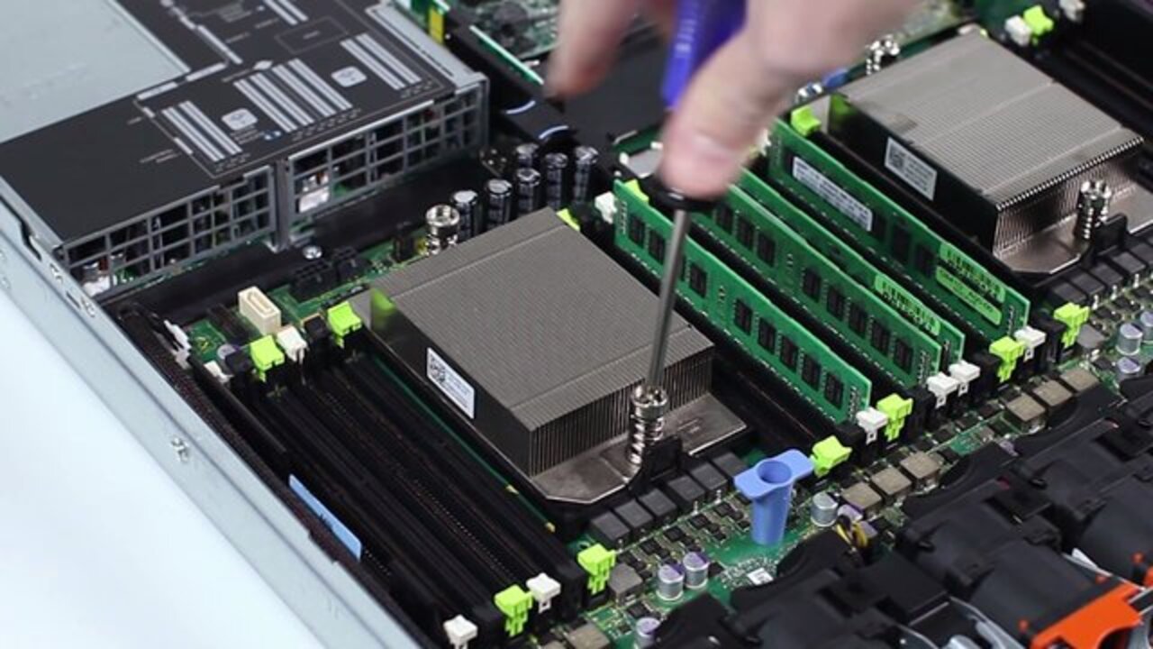 How to replace Heat Sink for PowerEdge R620