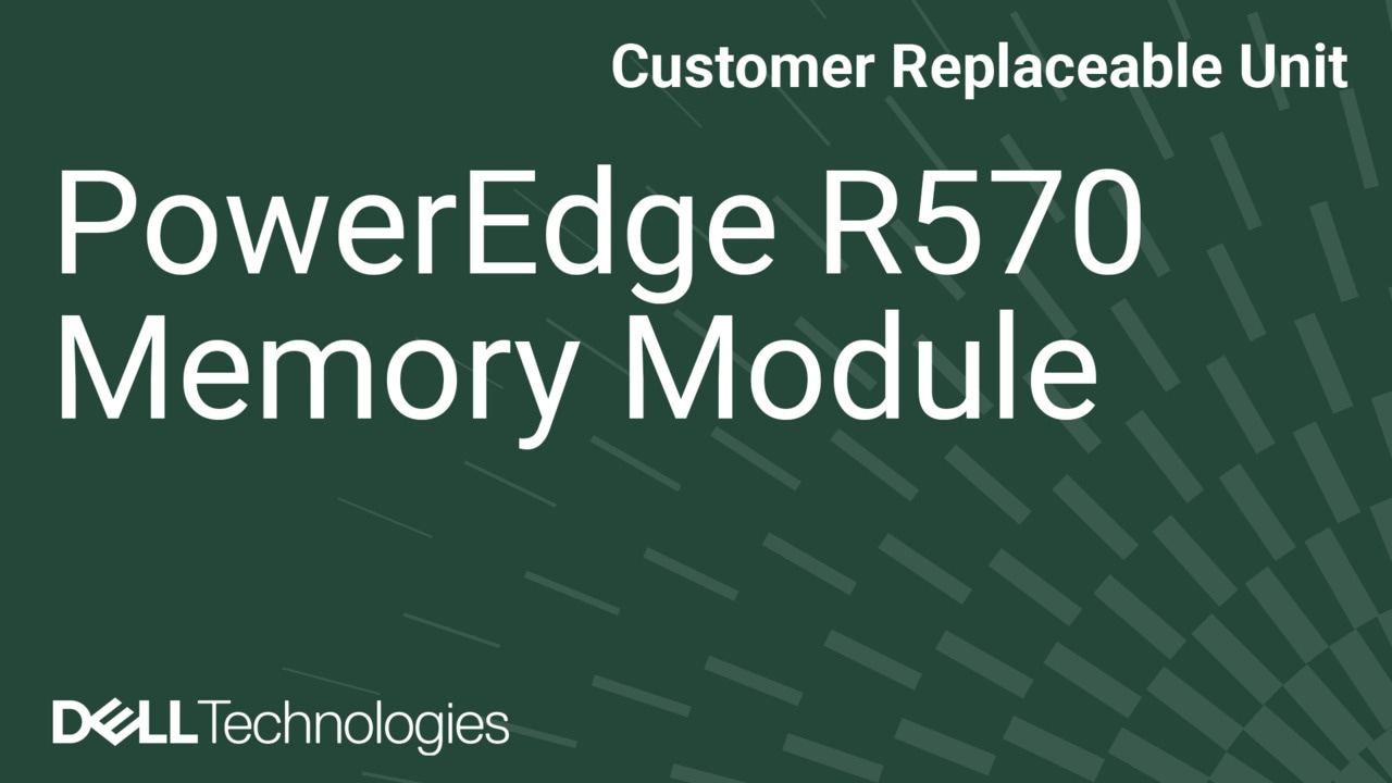 Come sostituire la memoria su PowerEdge R570