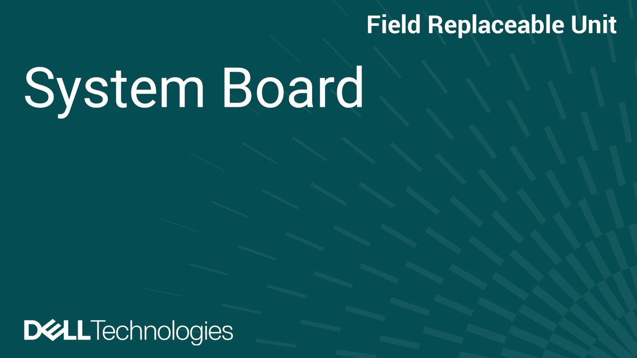 How to Replace the System Board in Dell Pro Premium PA14260