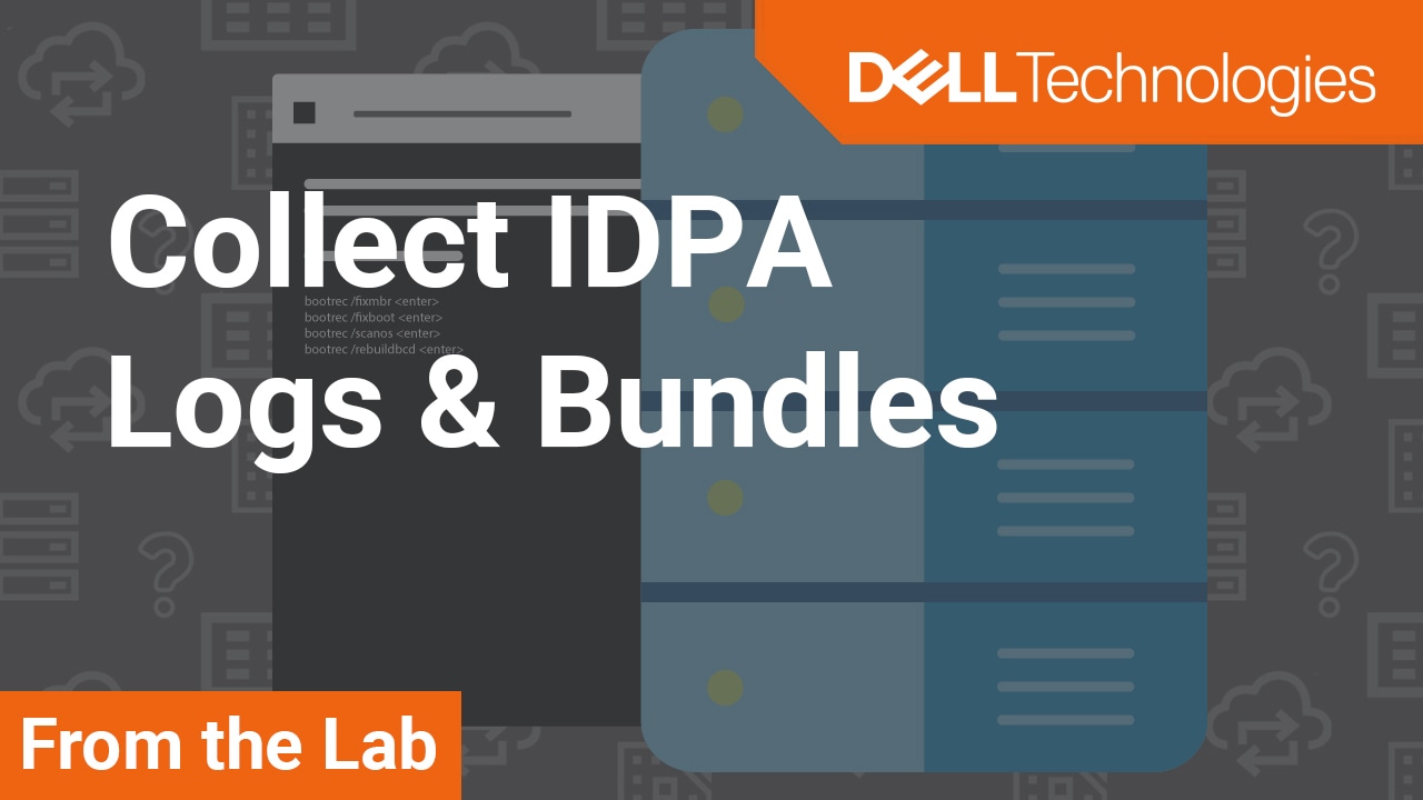 How to collect Logs-Bundle for an Integrated Data Protection Appliance (IDPA)