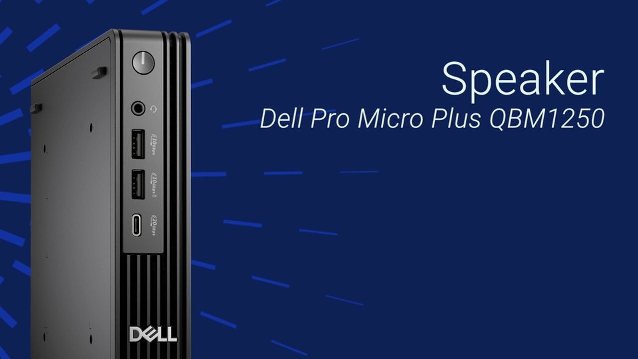 How to Replace Speaker on Dell Pro Micro Plus QBM1250