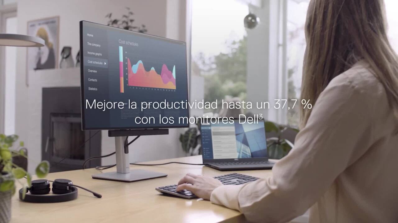 Cómo configurar el monitor Dell USB-C de la oficina