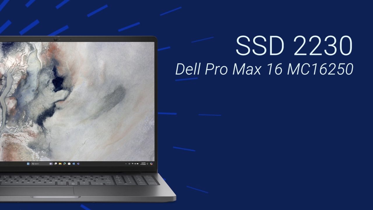 How to Replace the SSD 2230 on Dell Pro Max 16 - MC16250
