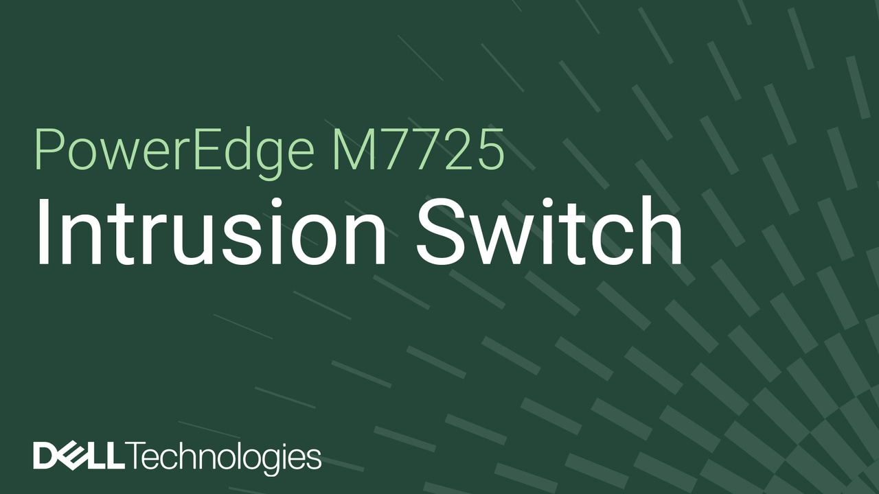 Замена датчика вскрытия корпуса на PowerEdge M7725