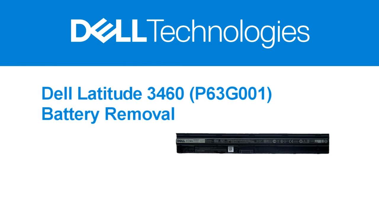 How to replace the Battery for Dell Latitude 3460
