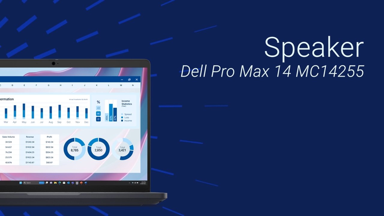 Slik bytter du høyttalerne på Dell Pro Max 14 MC14255