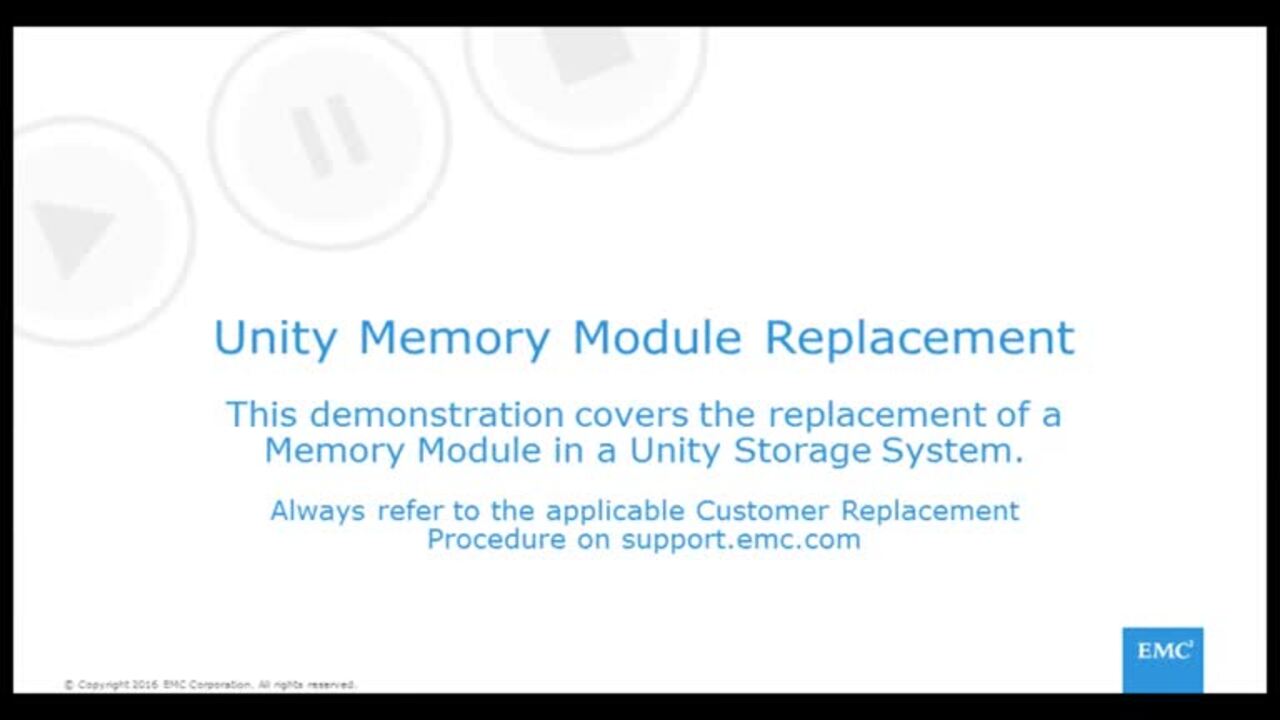 How to replace Memory Module for Unity