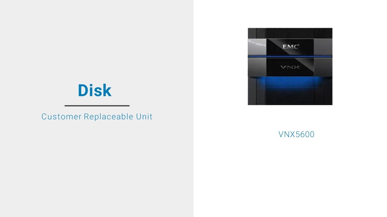 How to replace a Disk in a VNX5600 System