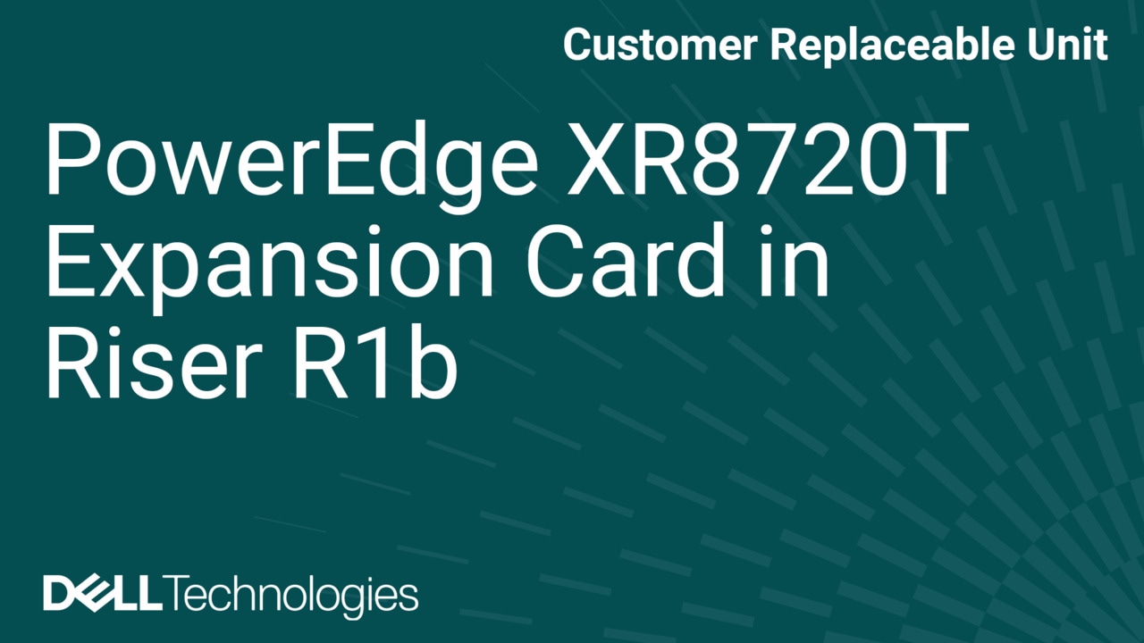 Kuinka vaihtaa laajennuskortti nostimessa R1b XR8720t: ssä