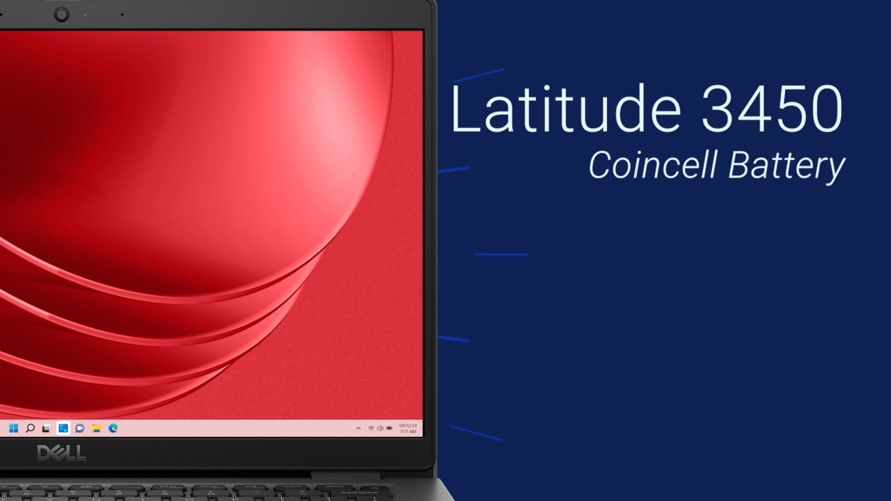 How to Replace the Coincell Battery on Latitude 3450