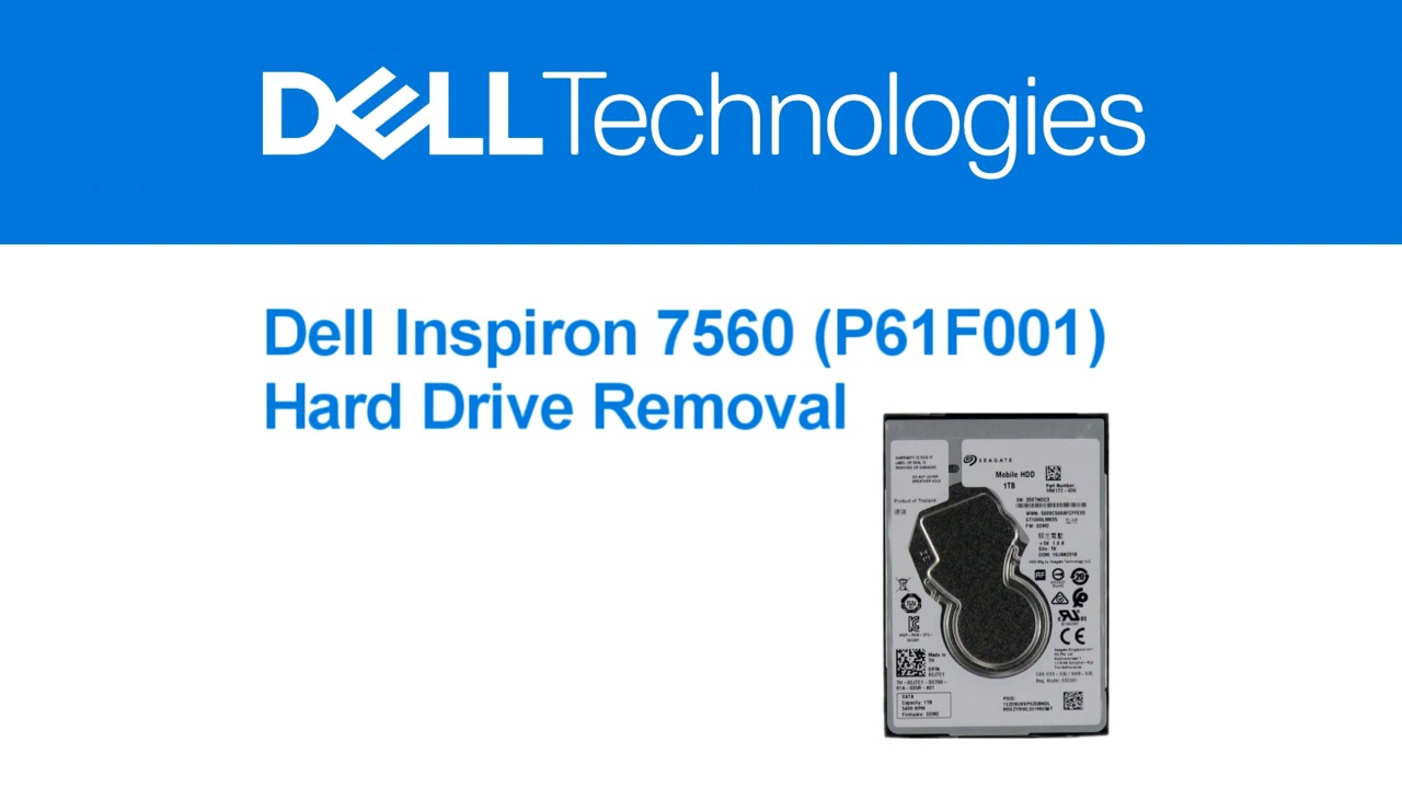 How to replace the Hard Drive in your Dell INSPIRON 7560