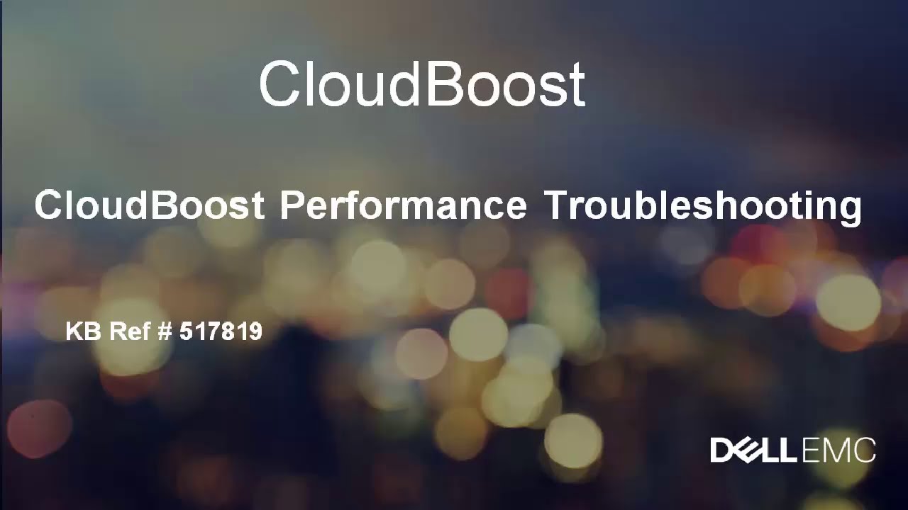 CloudBoost: Performance Troubleshooting