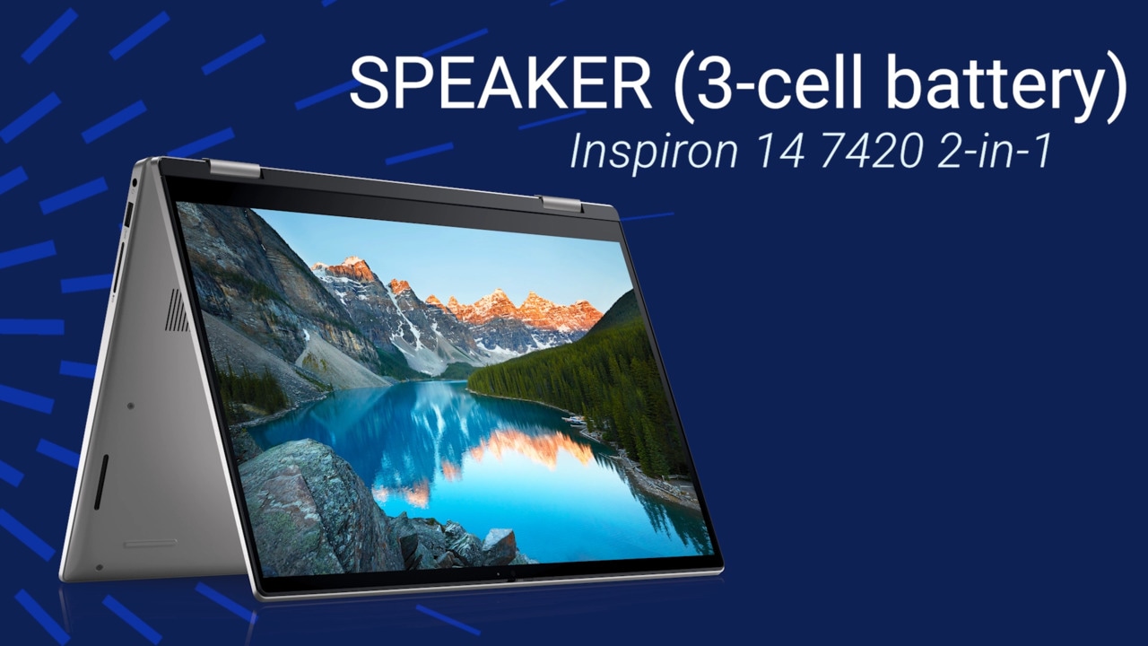 How to replace the Speaker with 3 cell battery on Inspiron 7420 2 in 1