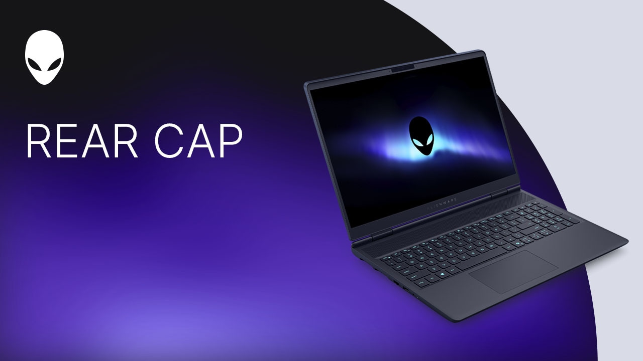 How to Replace Rear cap in Alienware 16 Aurora AC16250/Alienware 16X Aurora AC16251