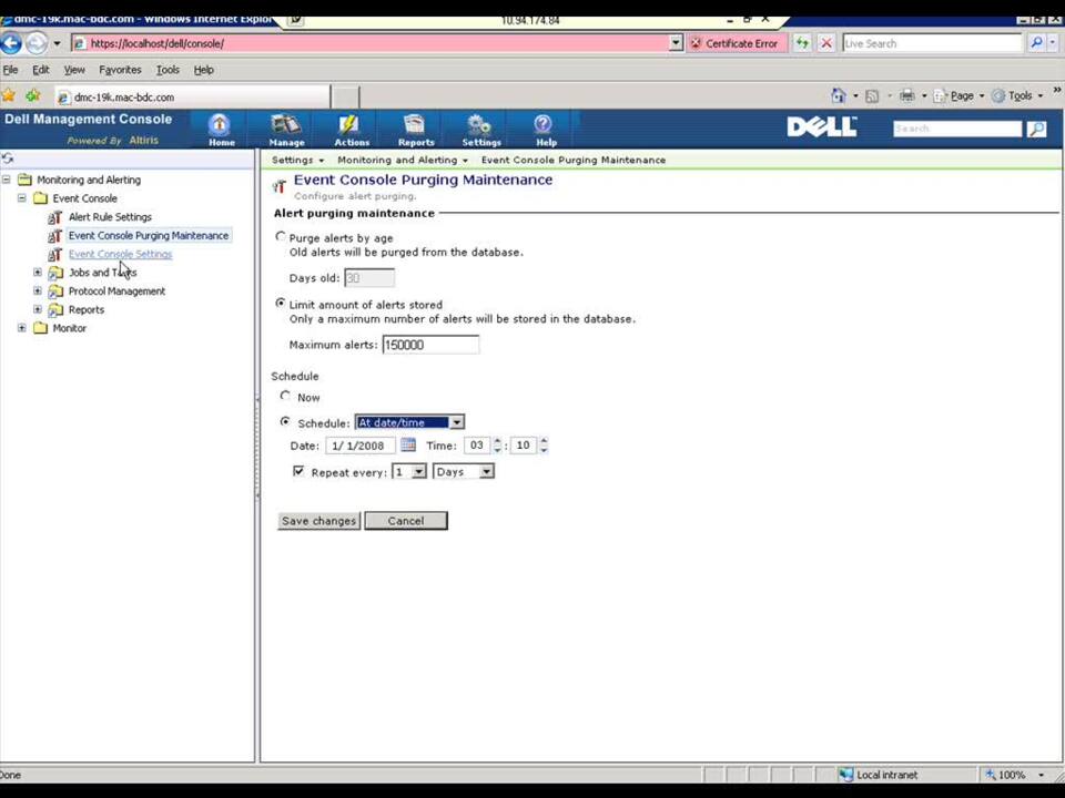 Tutorial on Dell Management Console SNMP Traps