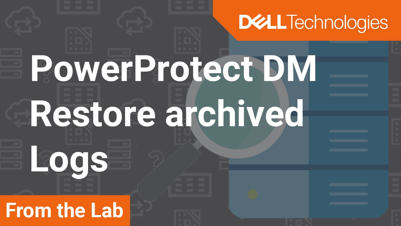 Restore a set of logs using Log Sequence Numbers from PowerProtect Data Manager