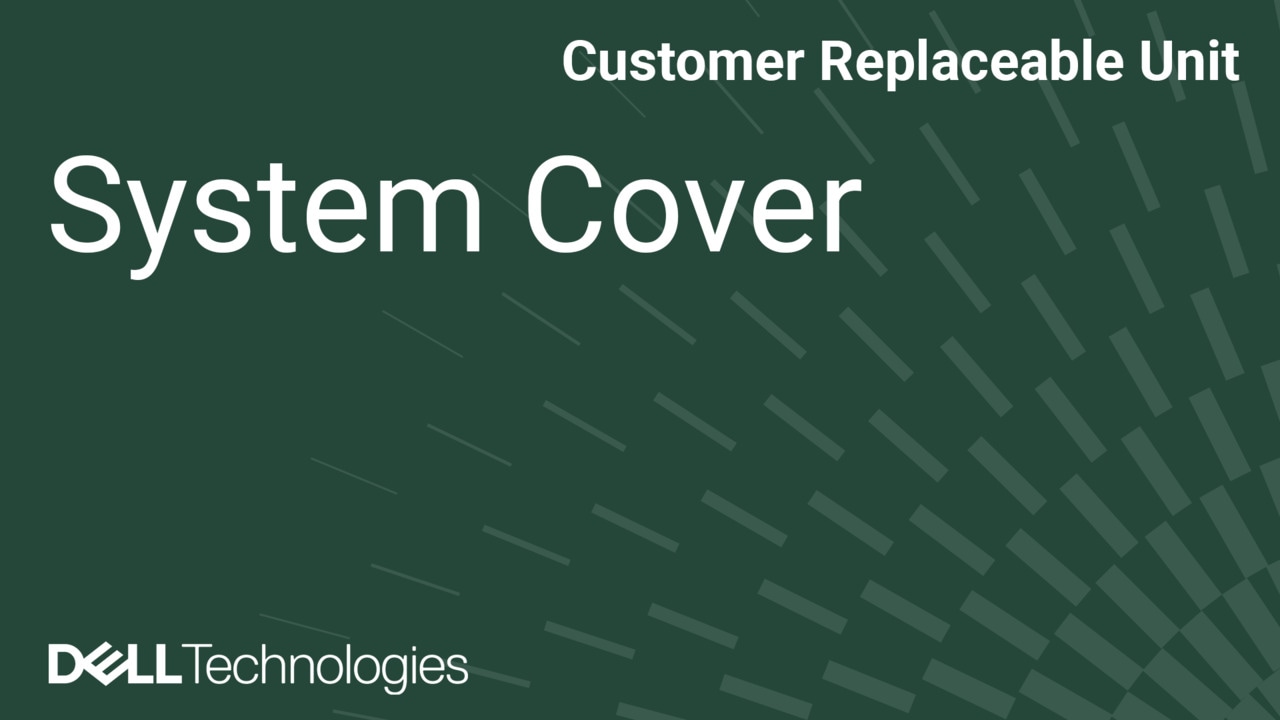Cómo reemplazar la cubierta del sistema en un PowerEdge R260