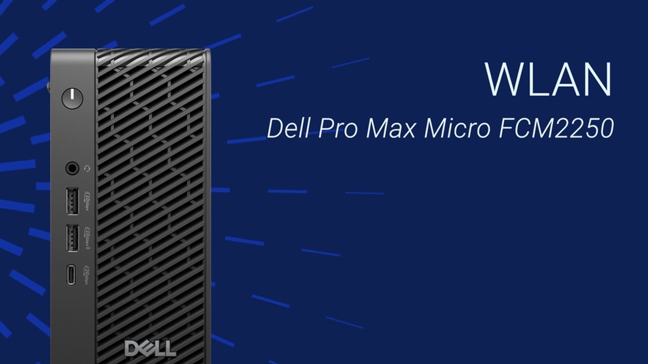 Slik skifter du ut WLAN-modulen på Dell Pro Max Micro FCM2250