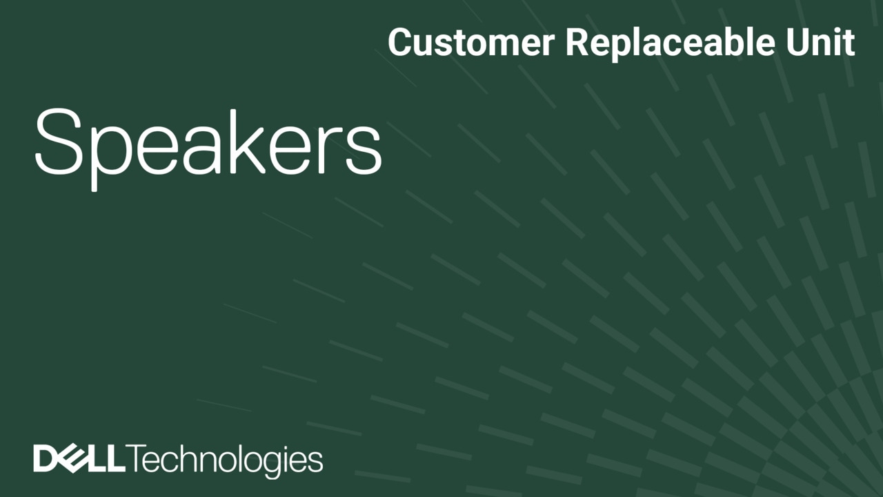 How to replace Speakers on Latitude 3450