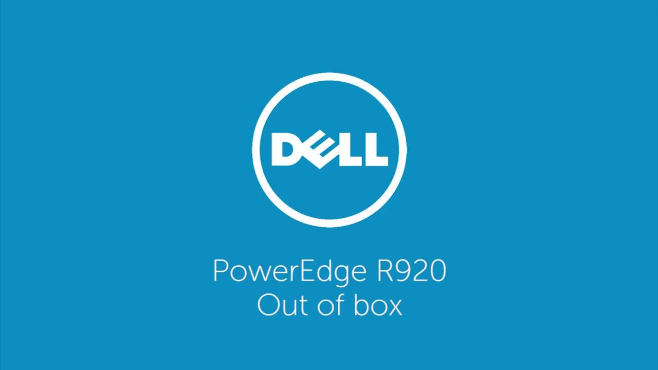 How to Unpack Box for PowerEdge R920