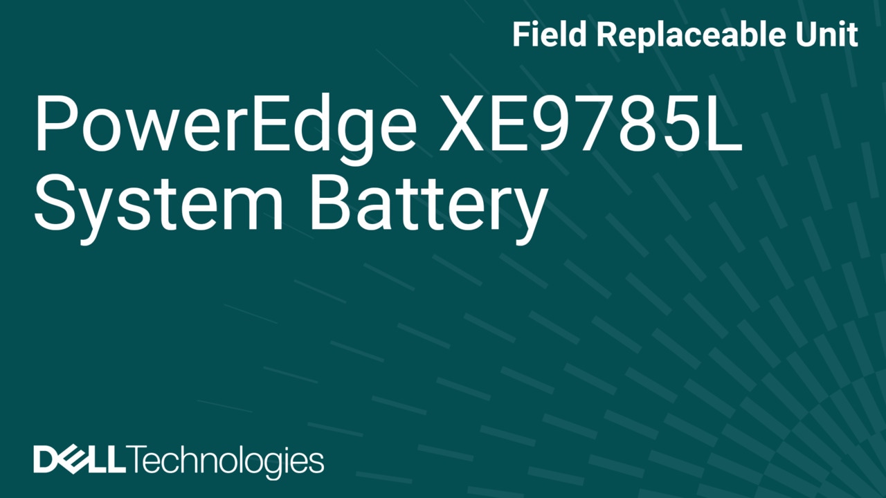 How to Replace System Battery in XE9785L
