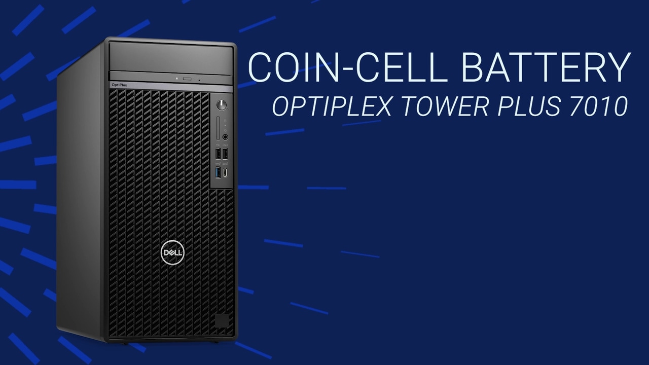Comment remplacer la pile bouton sur un ordinateur OptiPlex 7010 Plus au format tour