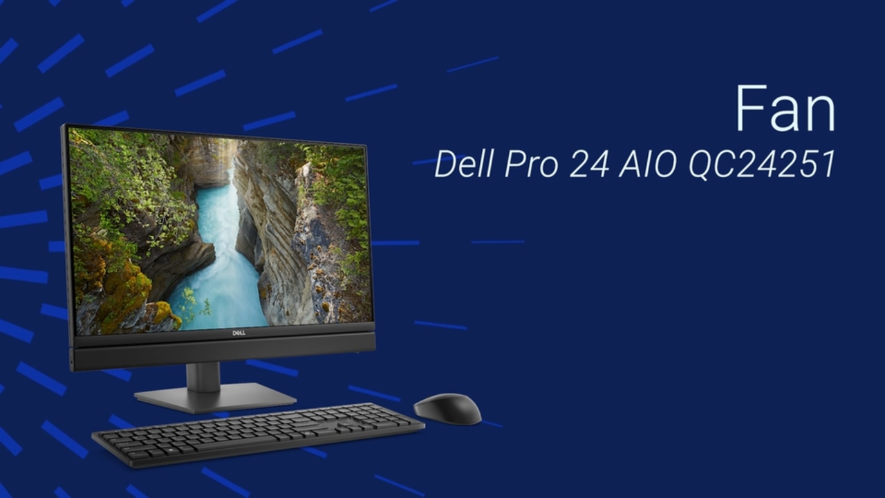 Comment remplacer le ventilateur sur Dell Pro 24 AIO QC24251