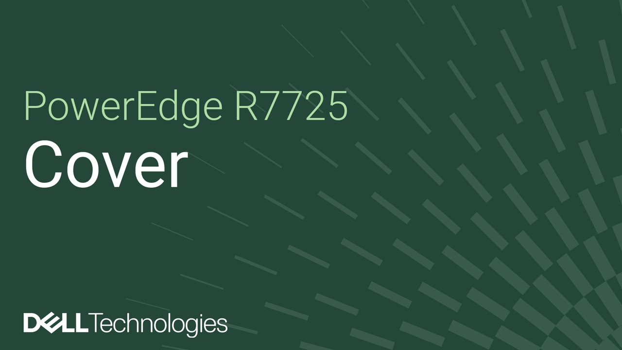 Come sostituire un coperchio su un PowerEdge R7725