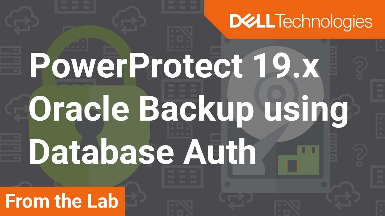 How to do Oracle backup by using Database authentication for PowerProtect Data Manager