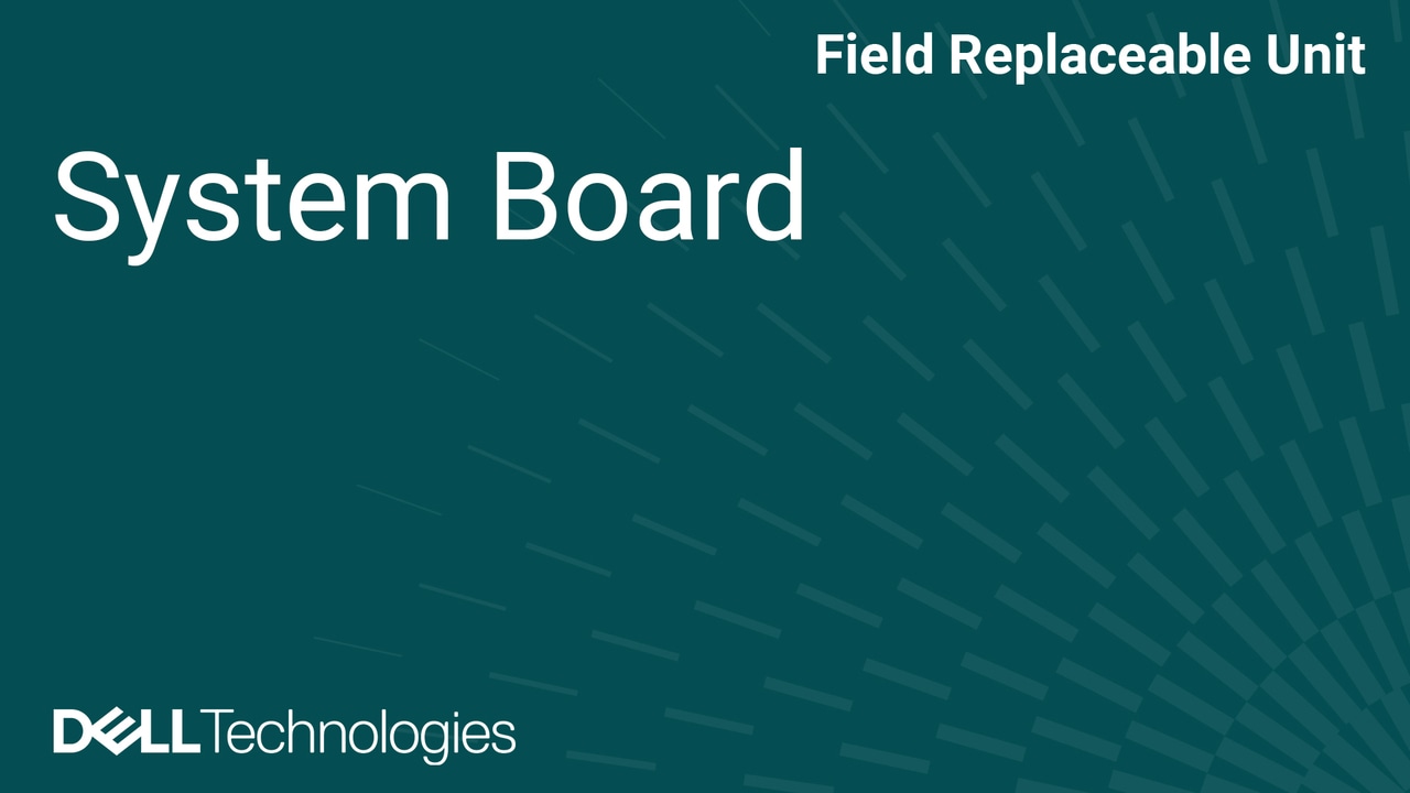 How to Replace the System Board in XPS 16 DA16260