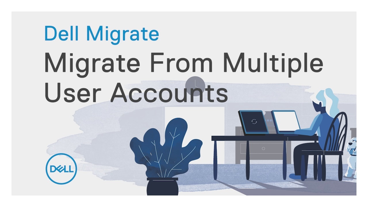 How to migrate data from multiple user accounts in a PC