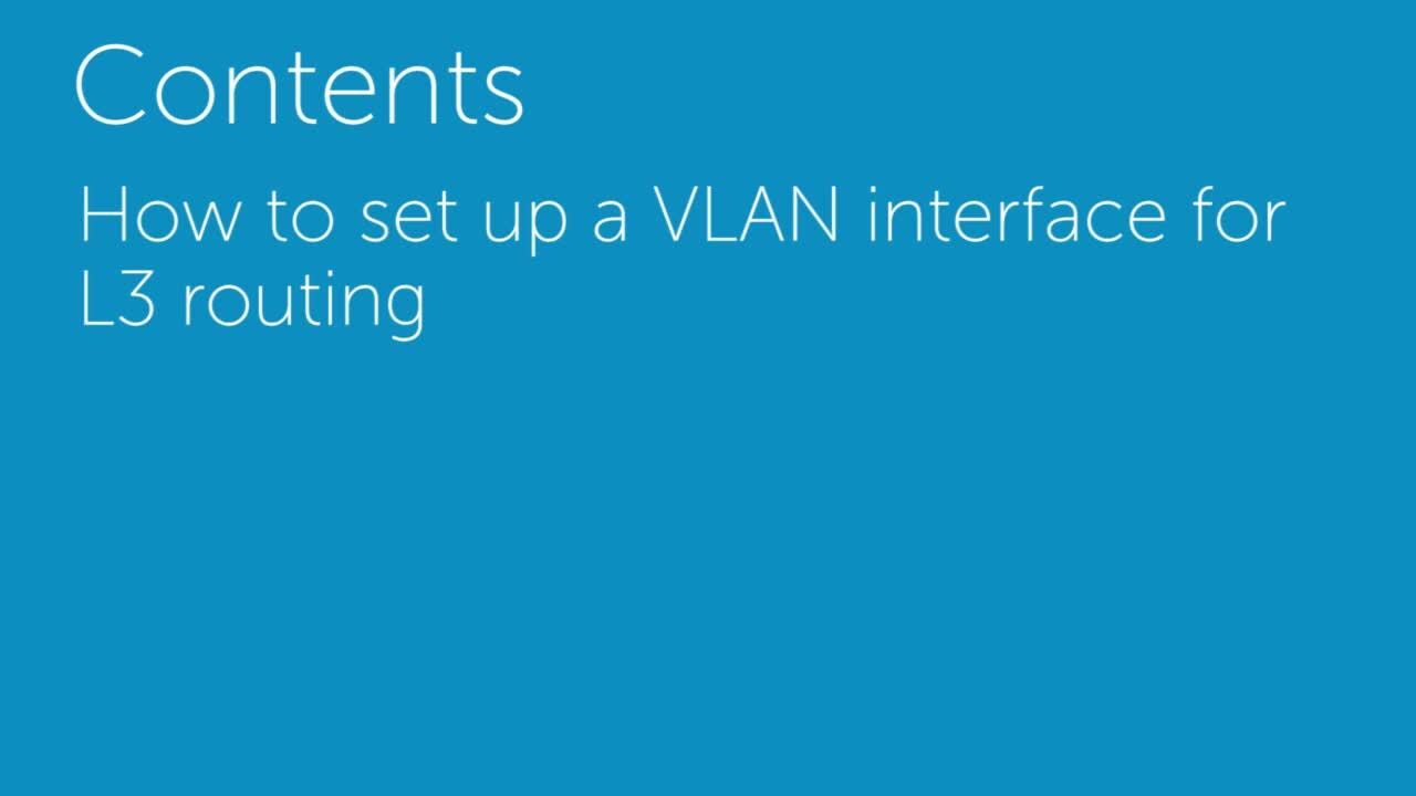 How to Configure an interface or VLAN for L3 routing for Force10 Z9000