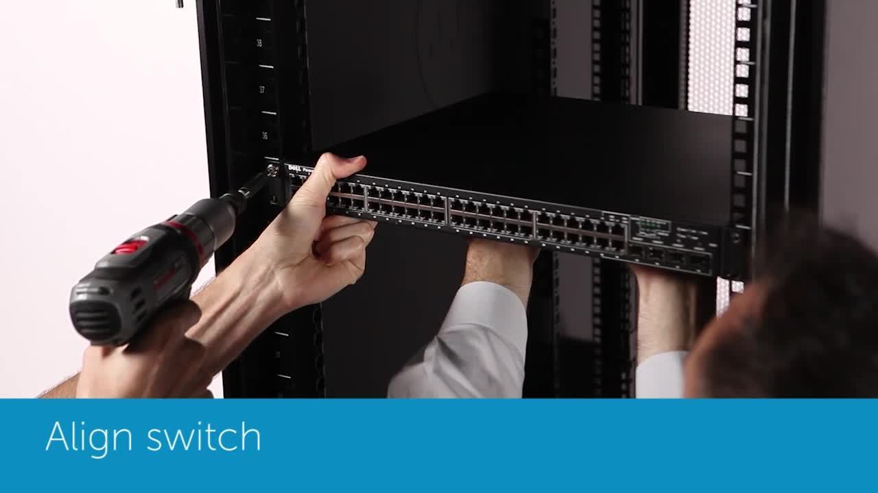 How to Install a Rack for PowerConnect 6200