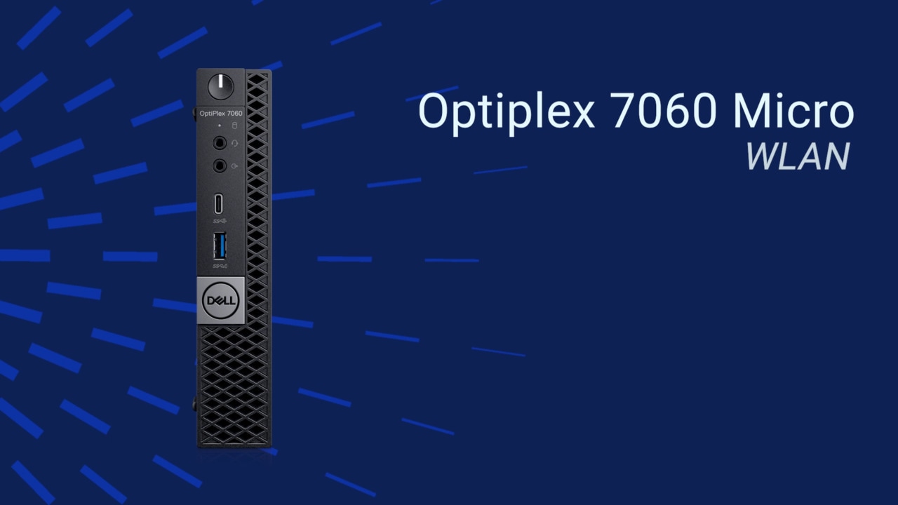 Jak wymienić kartę sieci WLAN w komputerze OptiPlex 7060 Micro