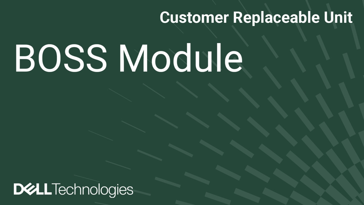 Remplacement du module BOSS sur un système PowerEdge R470