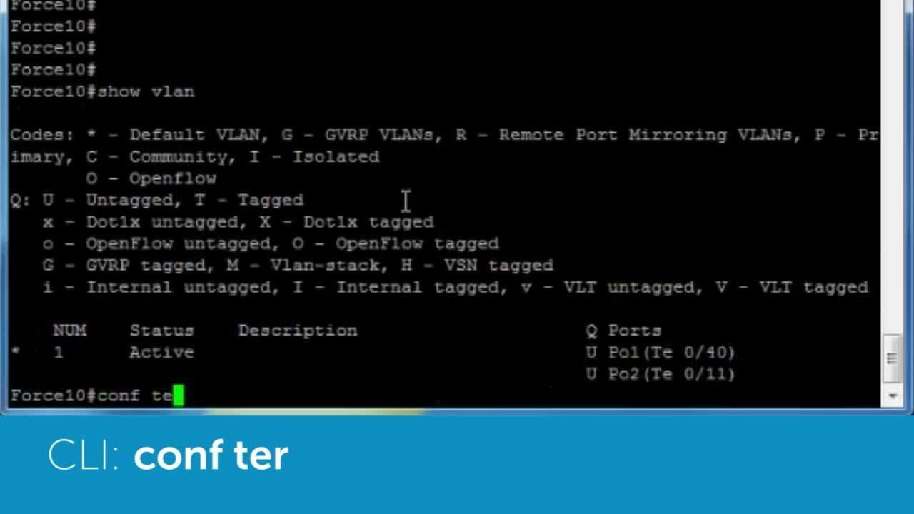 Zuweisen von IP zu einem VLAN für Force10 Z9000