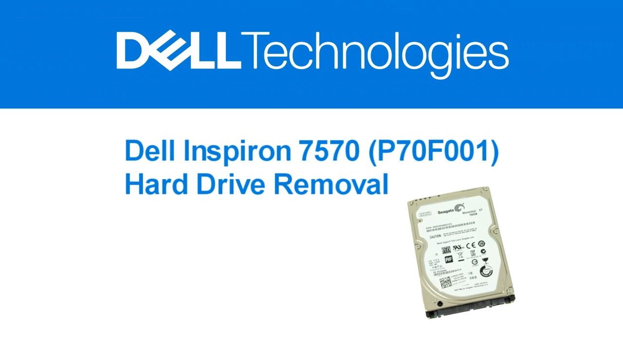 How to Remove an Inspiron 7570 Hard Drive