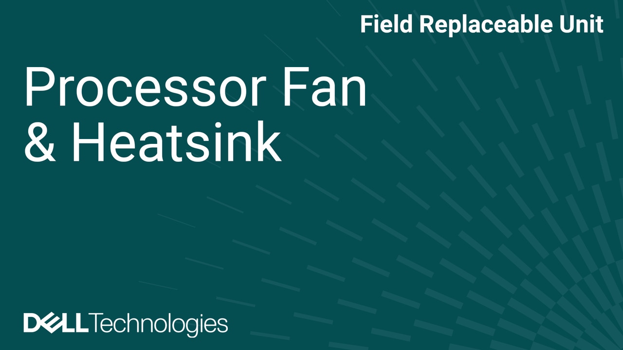 How to Replace the Processor Fan and Heat-Sink Assembly on a Dell Tower DT1265