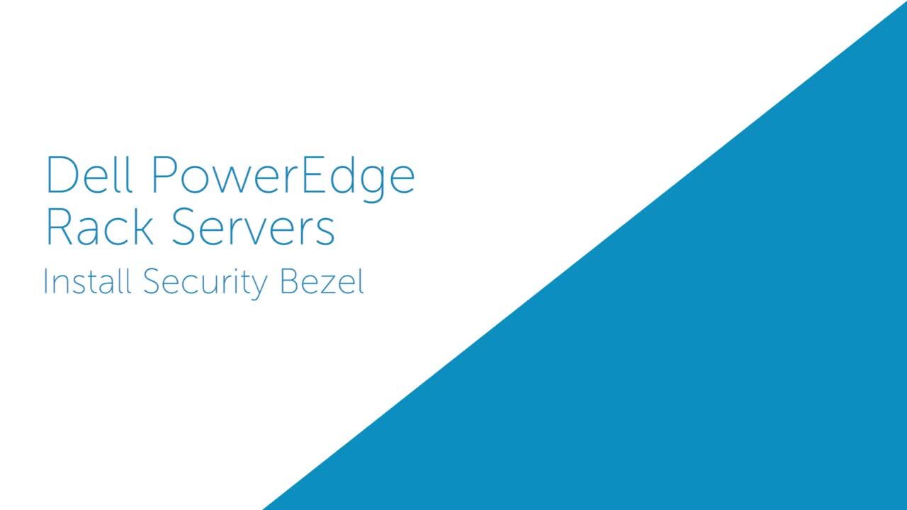 How to install Security Bezel for PowerEdge R630