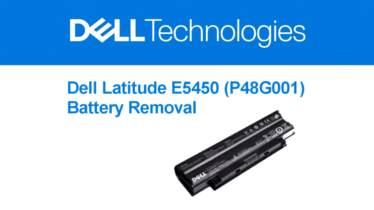 How to Remove the Battery on Latitude E5450