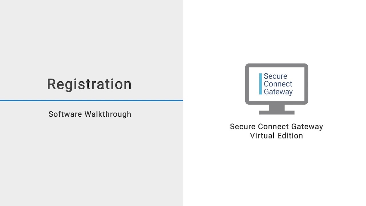 Registrar la edición virtual del Gateway de conexión segura